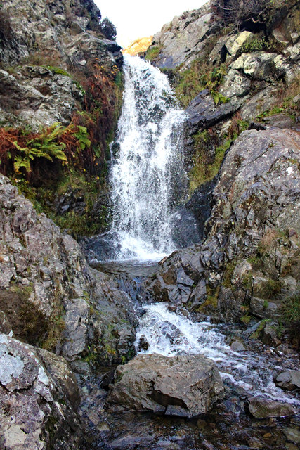 Lightspout Waterfall in Carding Mill Valley near Church Stretton