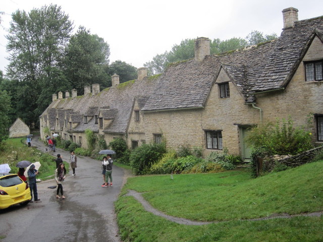 The 14th-century stone weavers' cottages of Arlington Row, Bibury